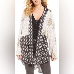 Free People Forget Me Knot Kimono Top